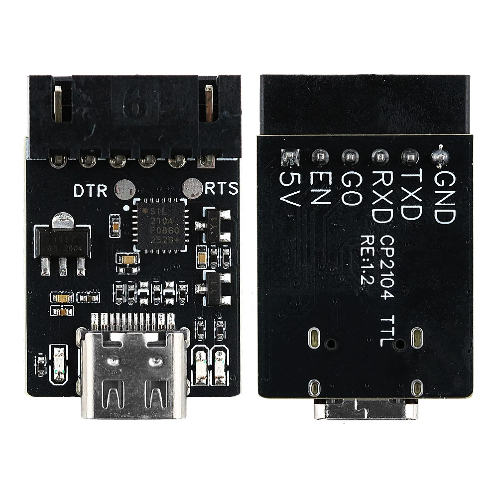 CH9102F CP2104 Downloader-Modul-Chip zum Programmieren für ESP32 MINI TYPE-C USB zu UART RS232 RS485 Serieller Port Download 7Pin – Detail 9