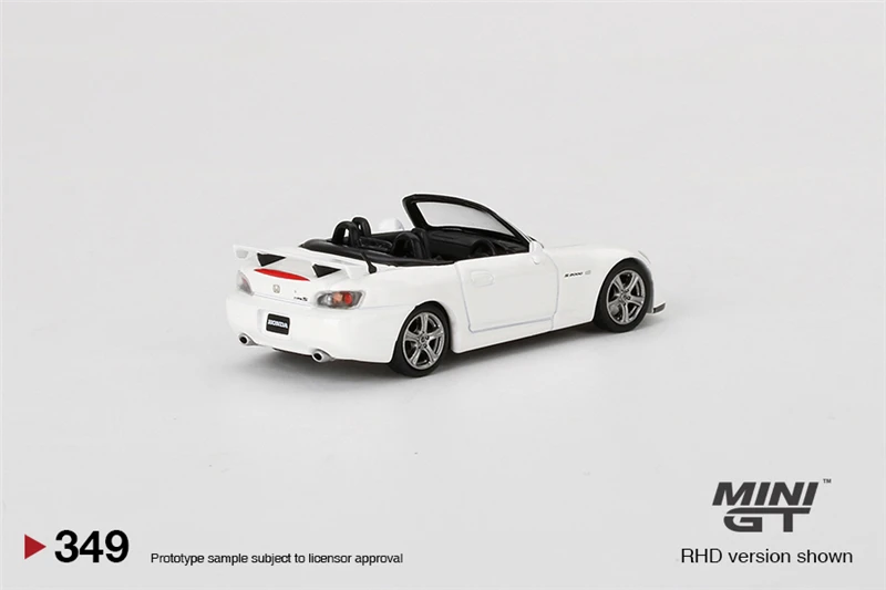 MINI GT 1:64  S2000 (AP2) Type S Grand Prix White RHD Diecast Model Car