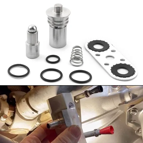 Imagen 2 del producto Kit de válvula de derivación de flujo de enfriador STL010, actualización con junta para Cadillac, transmisión Chevy para GM 6L80 6L90 2014-Up