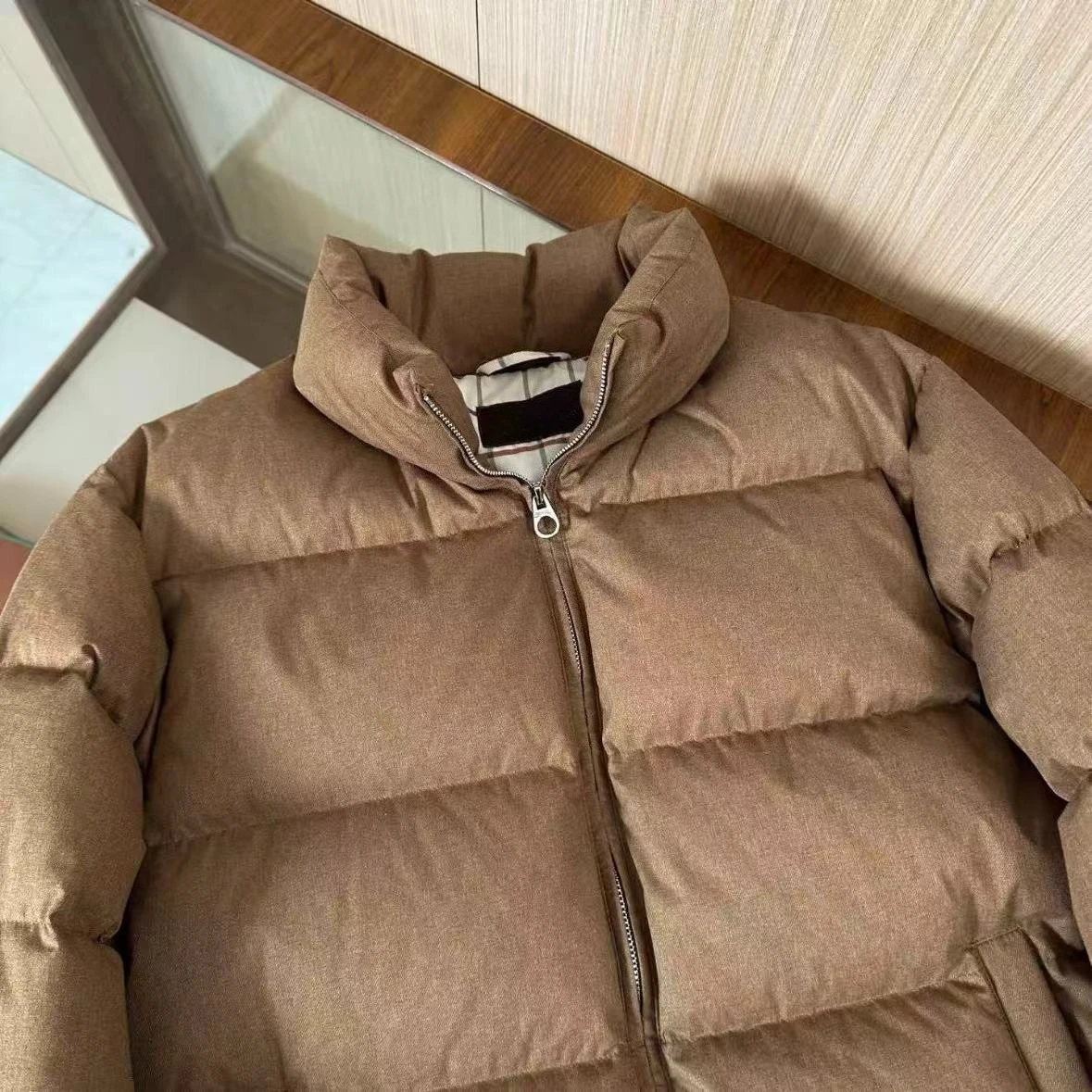 سترة LP Old Money Wind ذات ياقة واقفة وأسفل #3