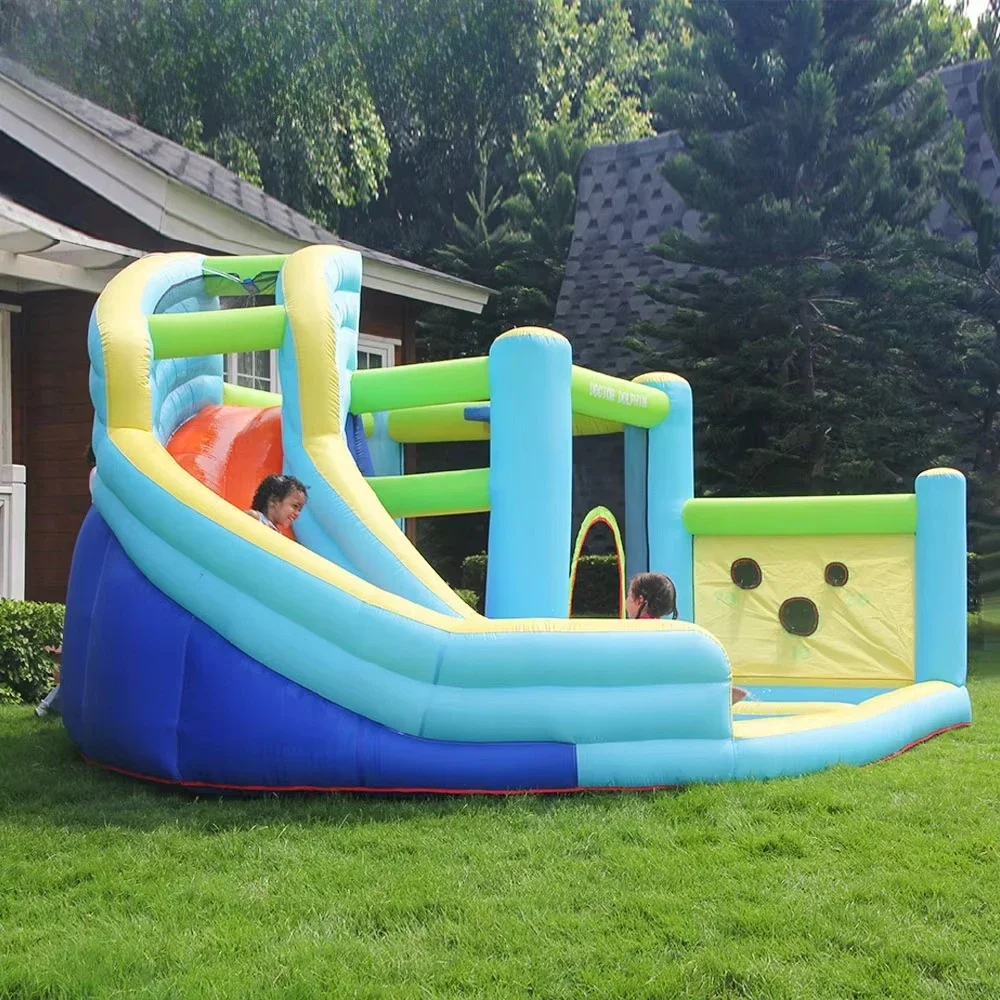 Doctor Dolphin Inflatable Bouncer Jumping Castle for Kids Jump House Water Slide Children Bouncy Castles Bounce House for Sale