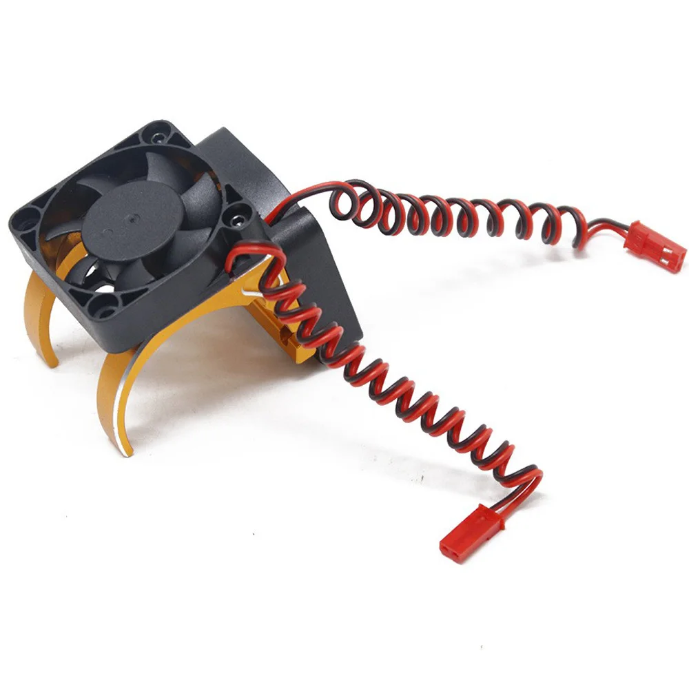 42 مللي متر محرك مزدوج المروحة تبريد بالوعة الحرارة ل Traxxas 1/10 MAXX E-Revo E-Maxx قمة Arrma 1/8 Kraton Talion Typhon RC سيارة #3