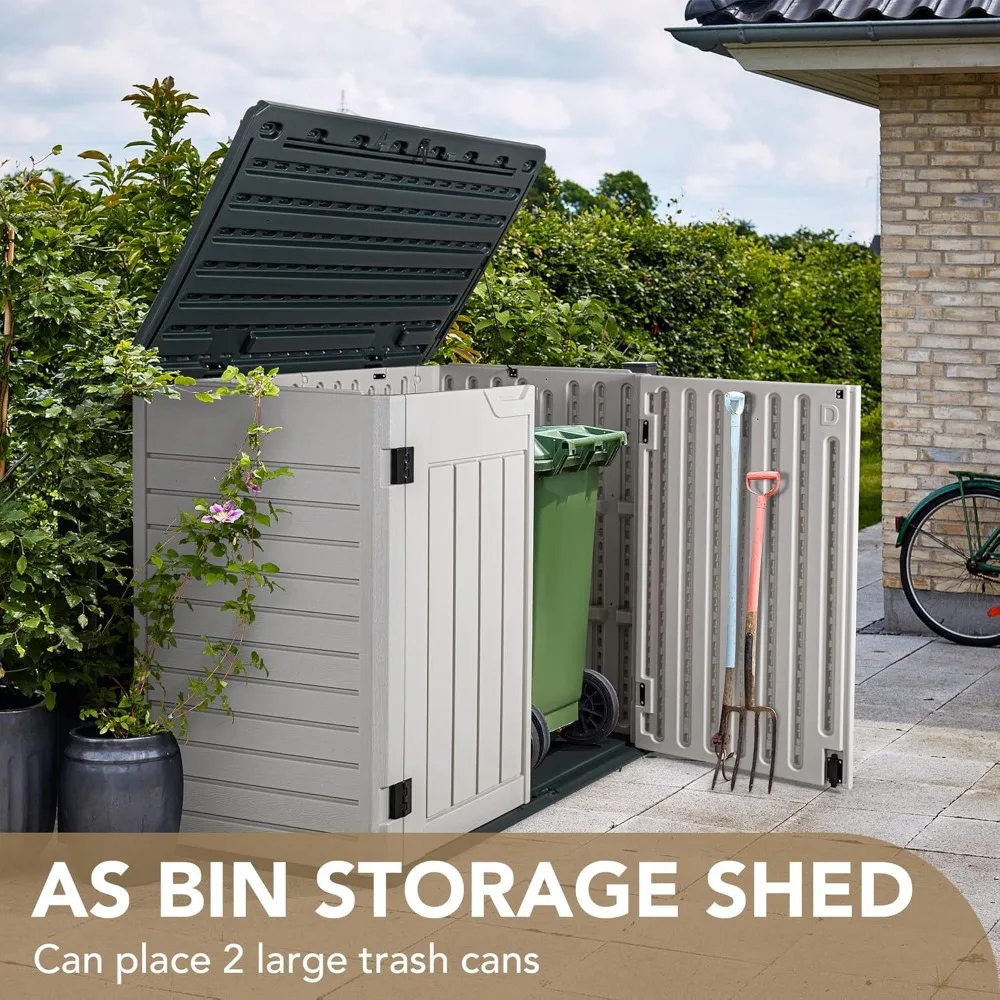 Waterproof Resin Outdoor Storage Shed