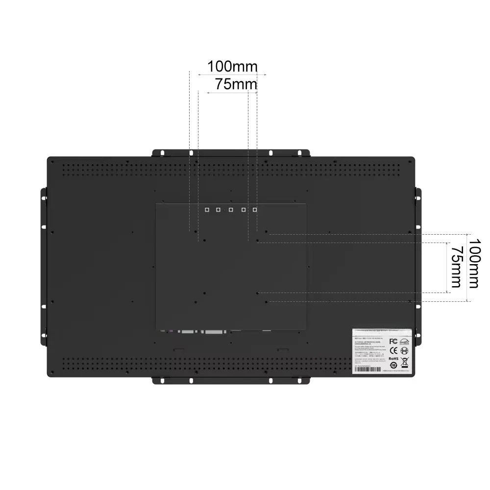 15.6 Inch 10 Points Multitouch Screen Monitor Open Frame Touch Display