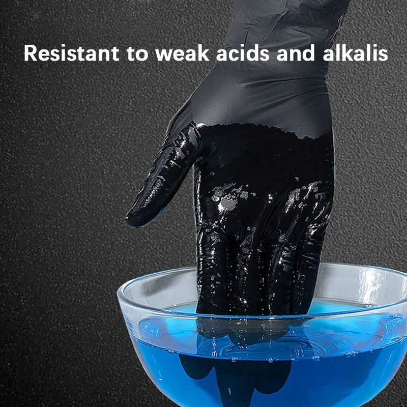 Gloves Disposible Latex Free Black Nitrile PVC Gloves Housework Cleaning Car Industry Gardening Pet Care Cooking Tools