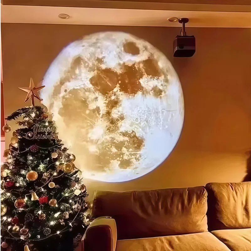 USB Ceiling Moon Earth Projection Atmosphere Light