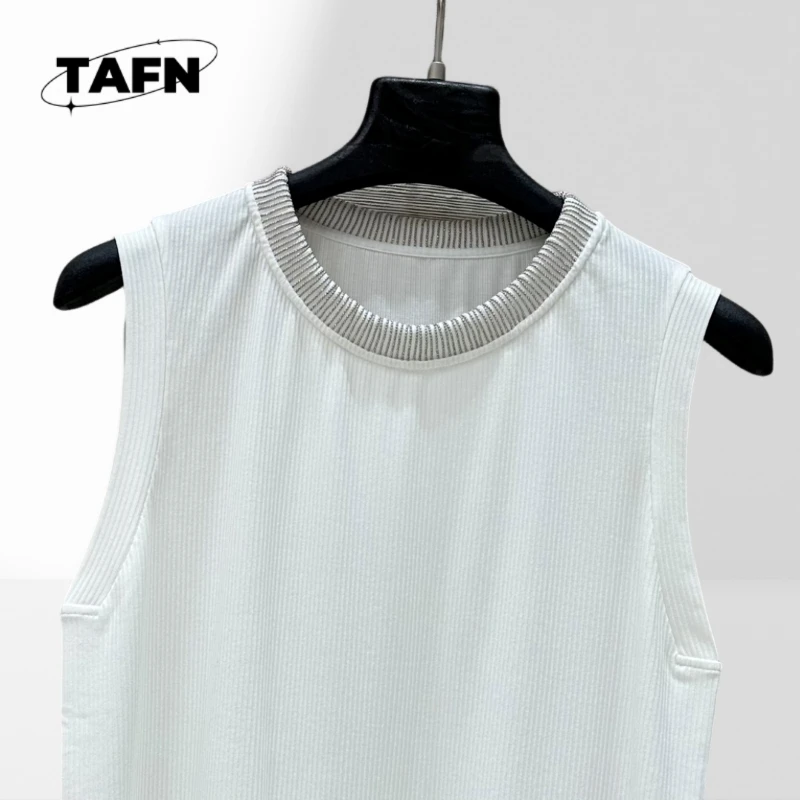 25, beliebte europäische und amerikanische Stil, fortschrittlicher Kaschmir, warme Bankett-Damenweste, Damen-Pullover-Weste, trendig, einfach