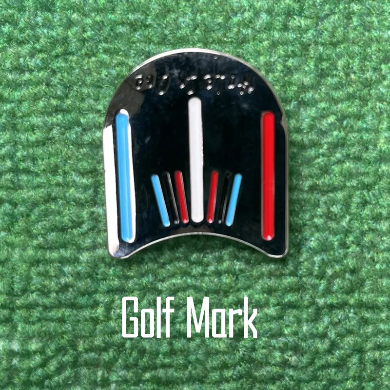 Metal Golf Cap Clip, Requintado Pequeno Mark Cap Clip, Verde