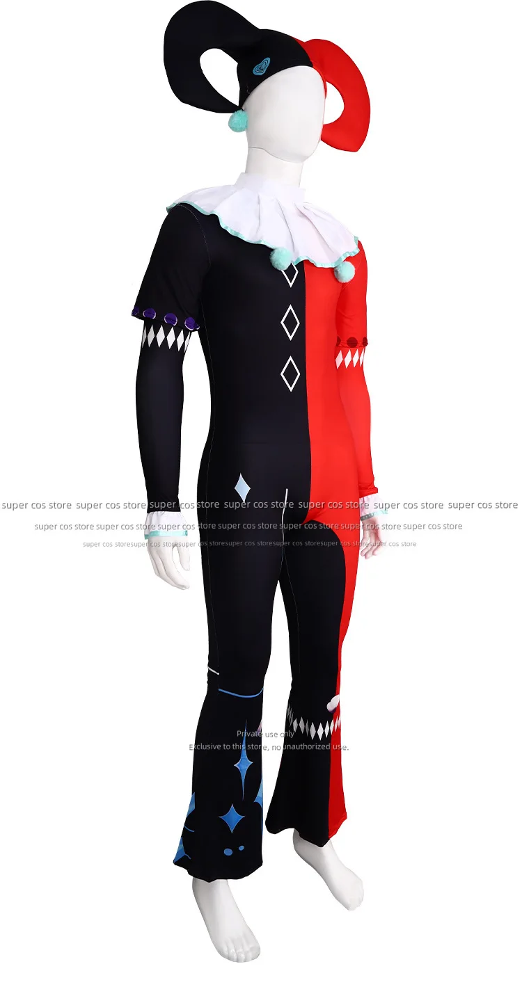 أزياء تنكرية لحفلة إيجي جوست كلوون / مهرج مخيف مضحك / زي أداء المسرح جوفي