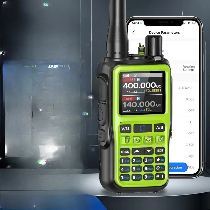 UV 5R Mini Walkie Talkie Bluetooth Programming Frequency Type-C Charger Dual PTT Band AM/FM Camping Portable 2 Way Radio