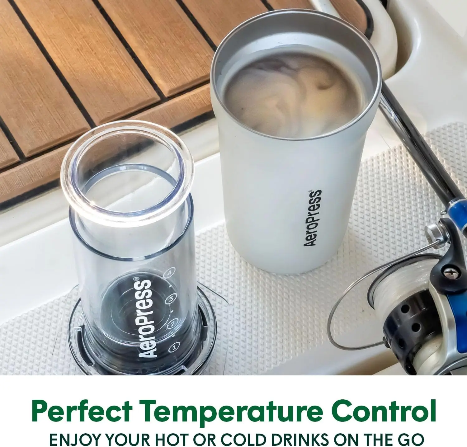 Go Plus، ماكينة صنع القهوة الصغيرة المحمولة للسفر والتخييم - طريقة المشروب 3 في 1 يجمع بين الضغط الفرنسي، الصب، الإسبريسو، كامل B