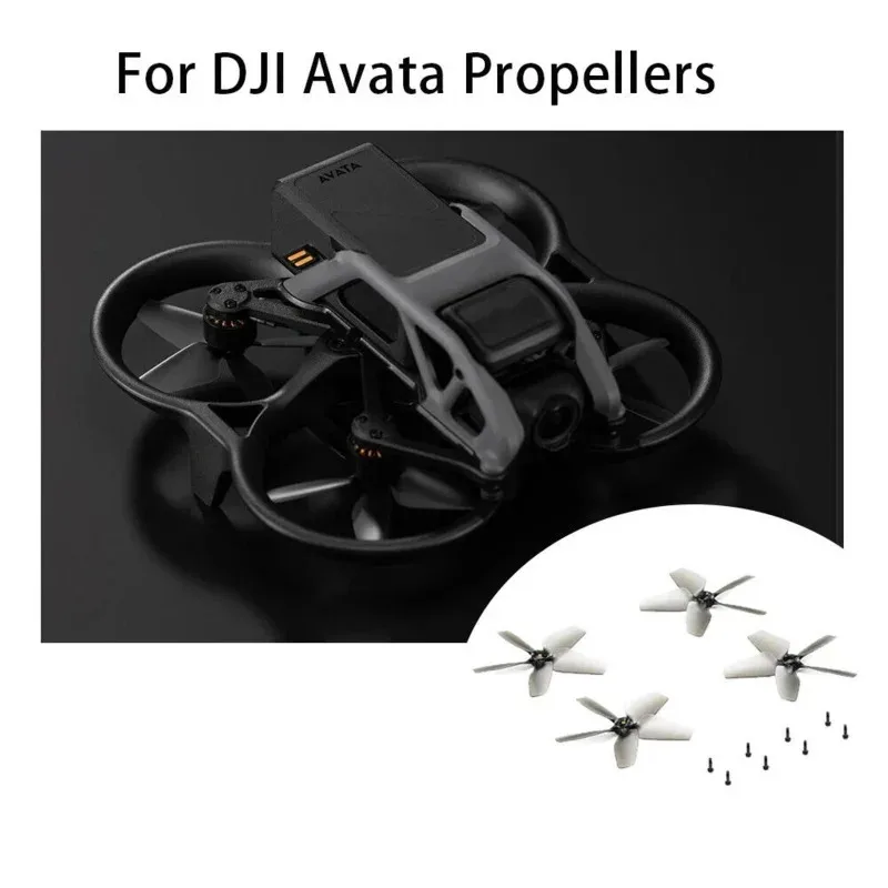 4pcs/Pack Propeller for DJI Avata Propellers with Screws Drone Spare Part Replacement