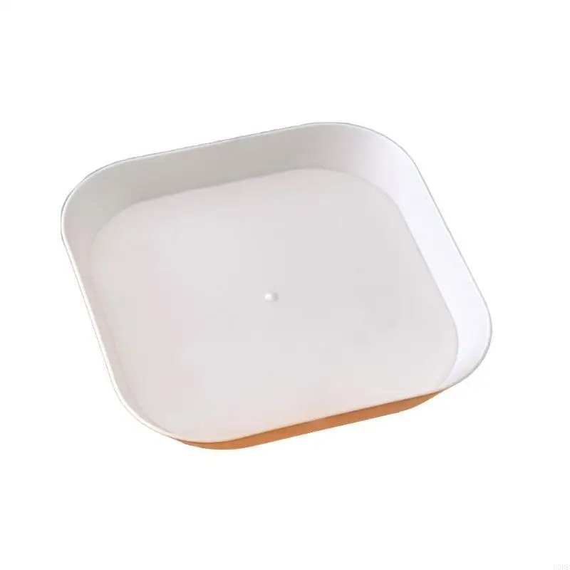 5-Zoll-Kunststoff-Quadrat-Abendessen, Snack-Tablett, Dessertteller für Gemüse, Obst