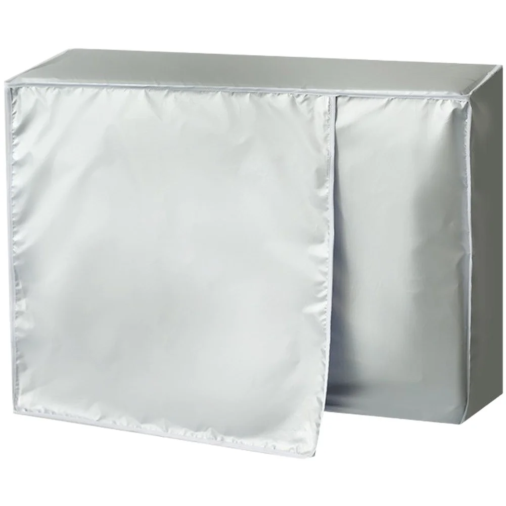 Protective Outdoor Cover for Air Conditioning Units Made of Weather Resistant Polyester Shielding from Sun Rain and Dust