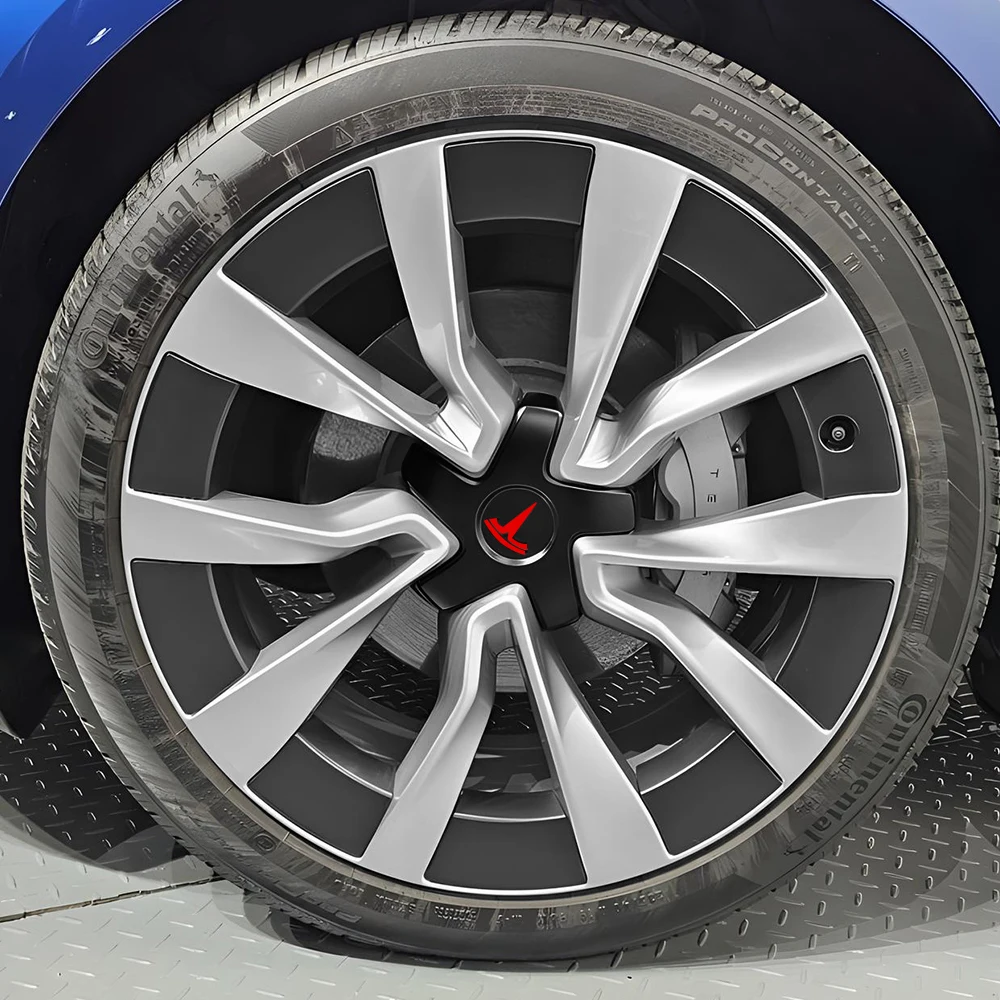 

4pcs ABS Replacement five-clawed Hub Covers Car Wheel Center Caps Car Accessories For Tesla Model 3/Y 2018-2021 19inch 1044234-B