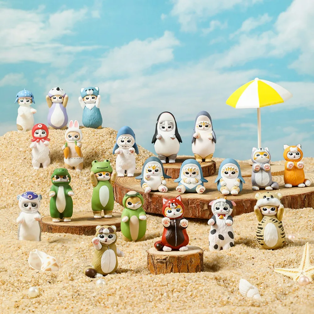 

Mofusand Cute Cat Figures Cosplay Animal Kitten Model Table Decoration Mini Figurine Toys Boys Girls Birthday Gifts
