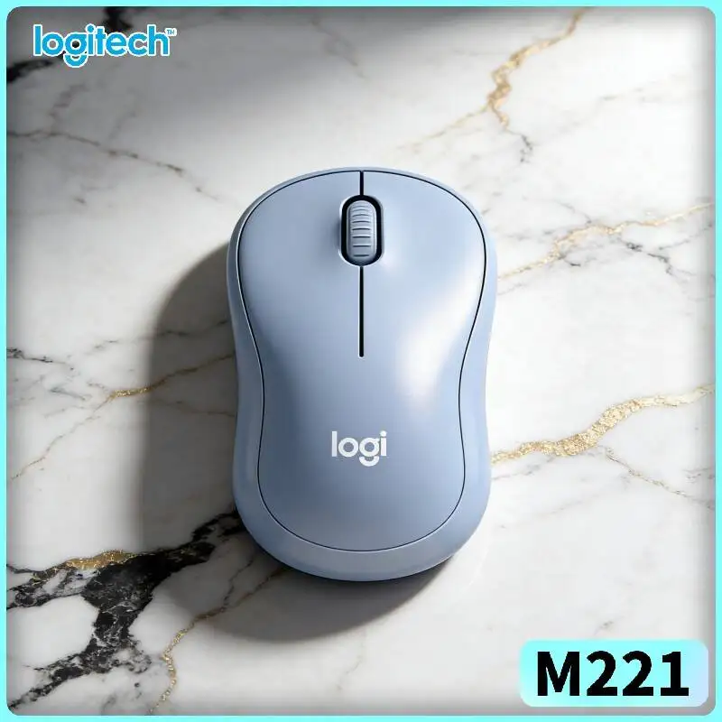 Logitech M221 Wireless Mouse - SilentTouch Keys, Extended Battery, 1000 DPI, Ergonomic Build for Experts
