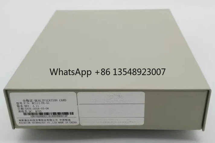 RC111-FE-S1 100Mbps Single-mode Dual Fiber Optical Transceiver SC Interface Optoelectronic Converter