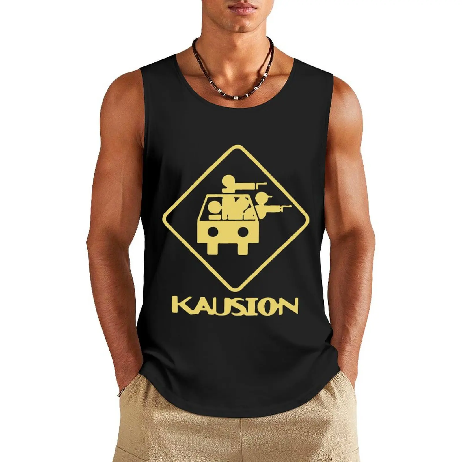 

Kausion Logo Tank Top Men's gym t-shirt Vests