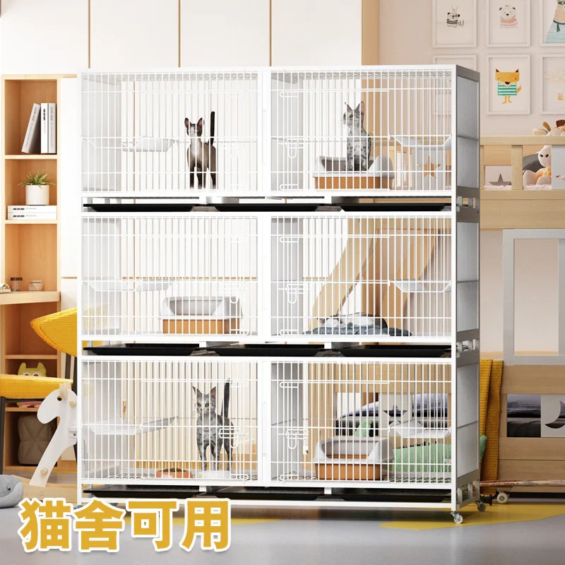 

Клетка для кошек, трехслойная клетка для разведения, клетка для голубей с перегородкой, дисплей для разведения