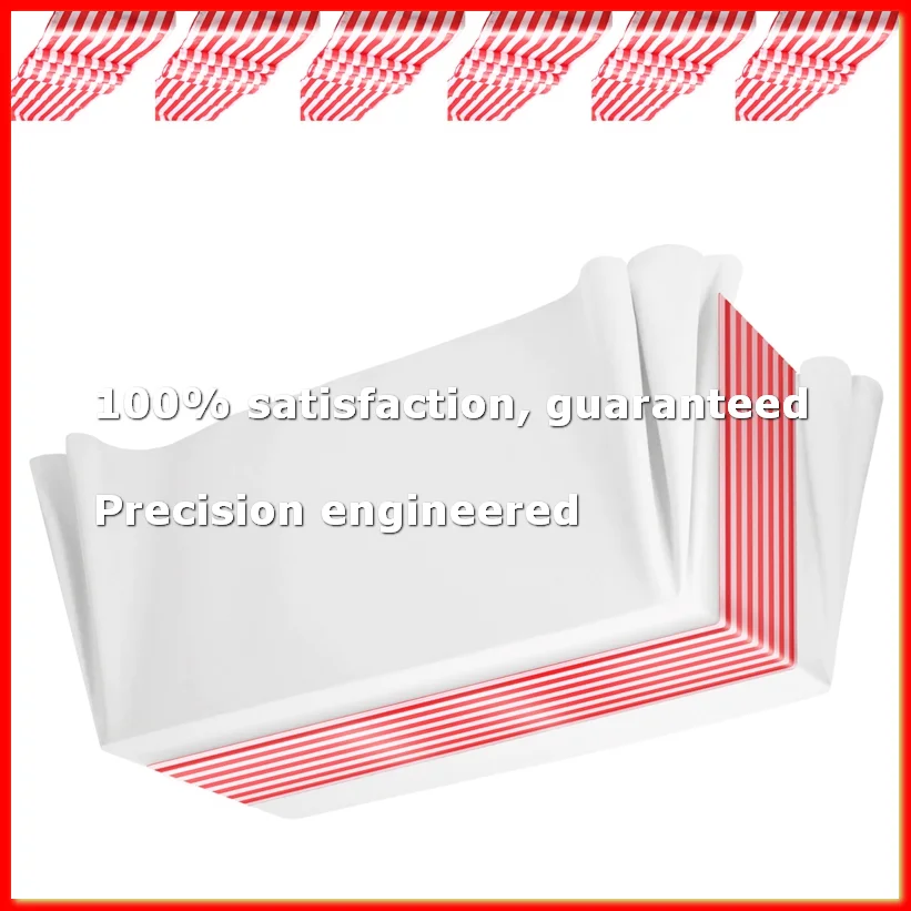

6 Pieces Striped Table Runner Wedding Polyester Table Decor Red White Striped Design Tablecloth Decor 12 x 108 Inch-A79M