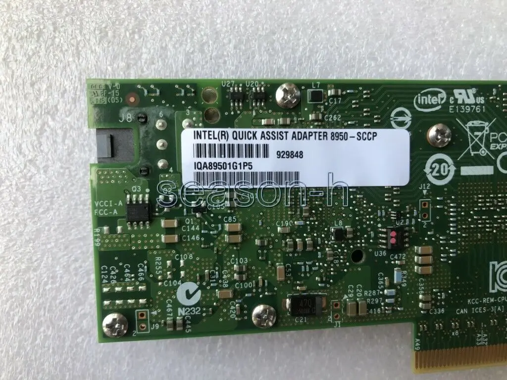 Adapter Card for INTEL IQA89501G1P5 QuickAssist 8950-SCCP card