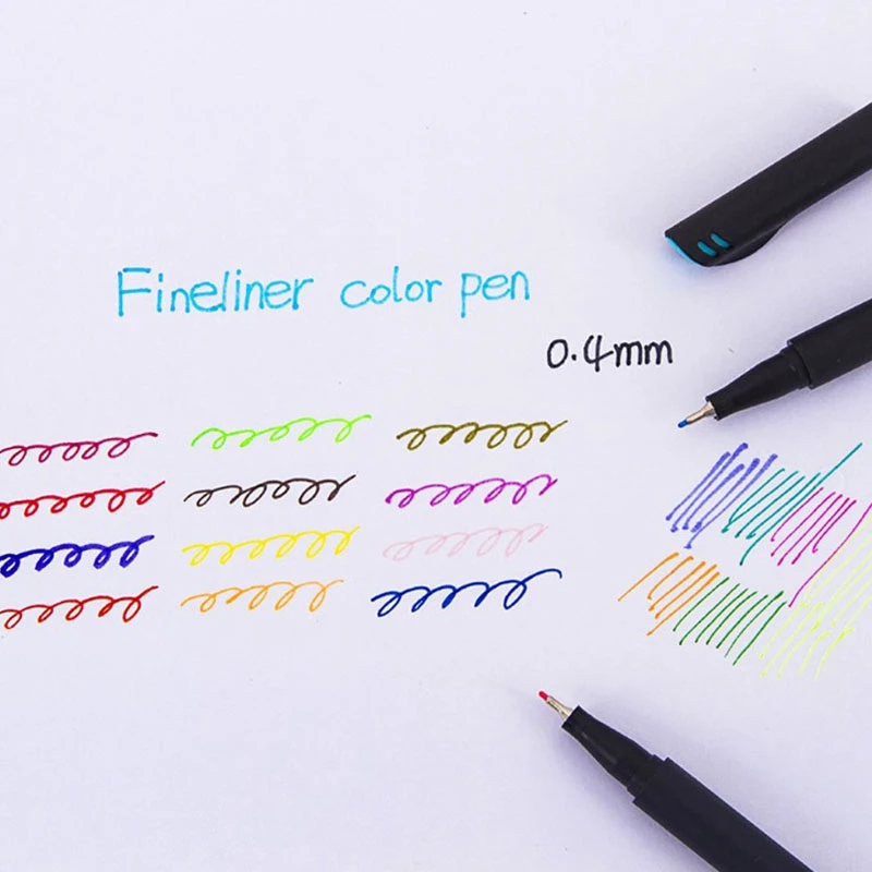 Colorful Neutral Marker Pen Pens For School Office Pen Set Kawaii Ink Pen Art Supplies Cute