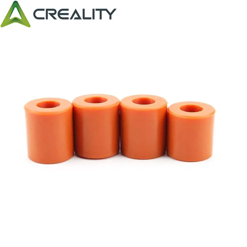 Creality 4 PCS Silicone Solid Bed Mounts for FDM 3D Printer, Heatbed Leveling Parts Leveling Column Heat-Resistant Buffer Tool