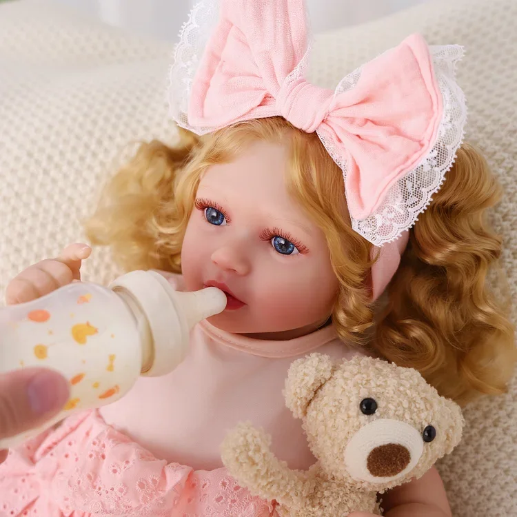 Callie 20 Inch Posing Reborn Baby Doll Toddler Girl Premium Vinyl Limbs Muneca Bebe Reborn Para Exhibition