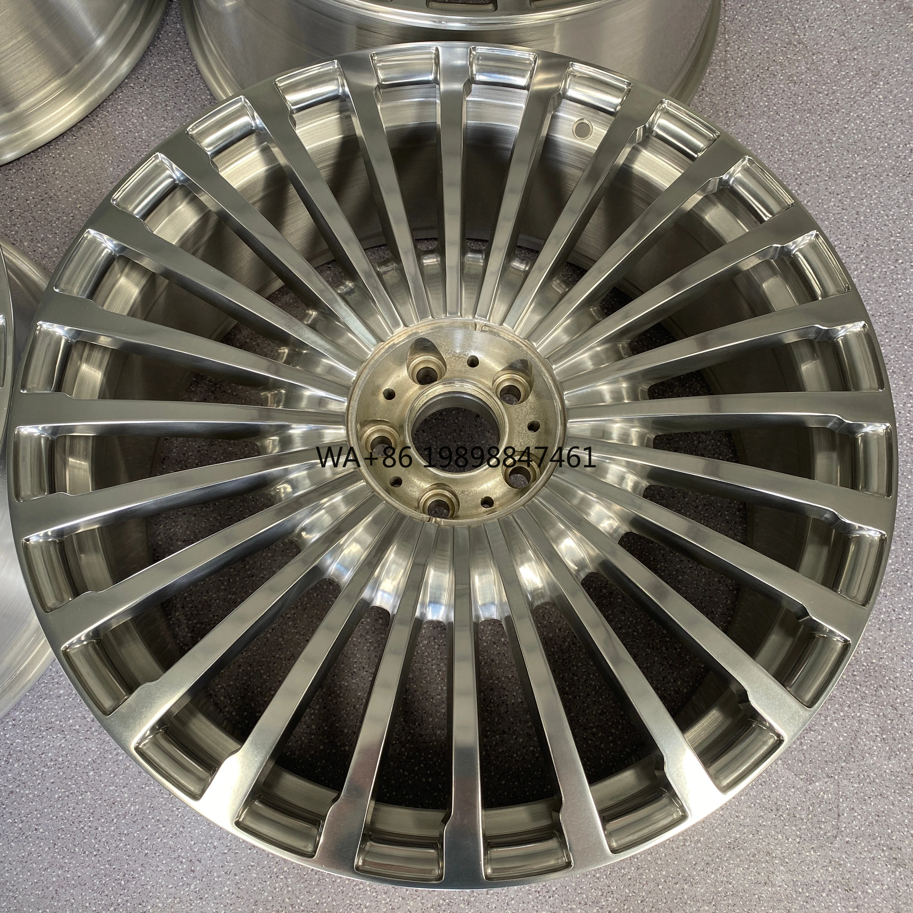 

for Condition 21-22 Inch Black Forged Aluminium Alloy Passenger Car Wheels Rims 40mm Luxury high-end customization