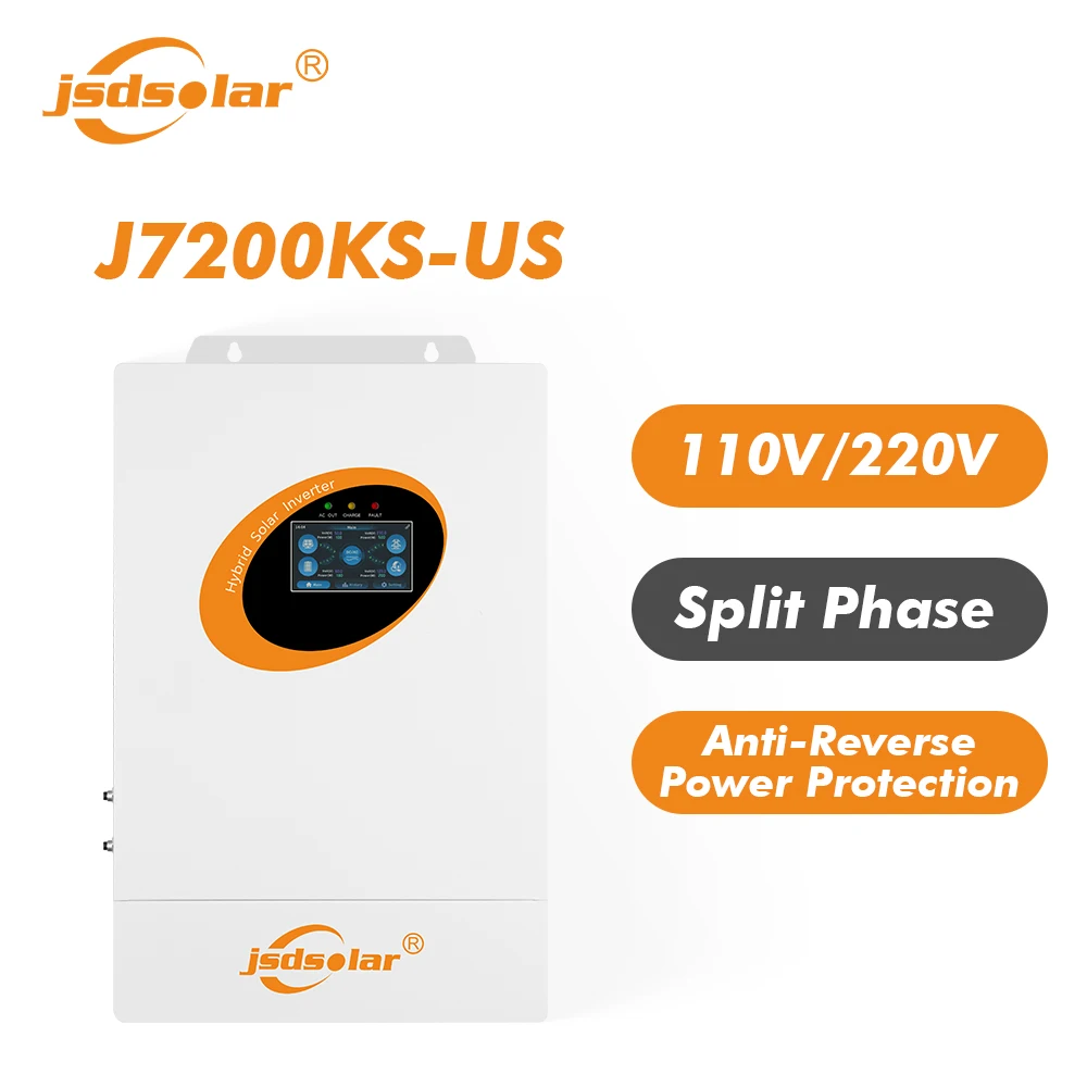 Home Hybrid Solar Energy System 110V 220V Complete Solar Battery Storage Systems With Solar Inverter 7.2kW 10kW 15kW
