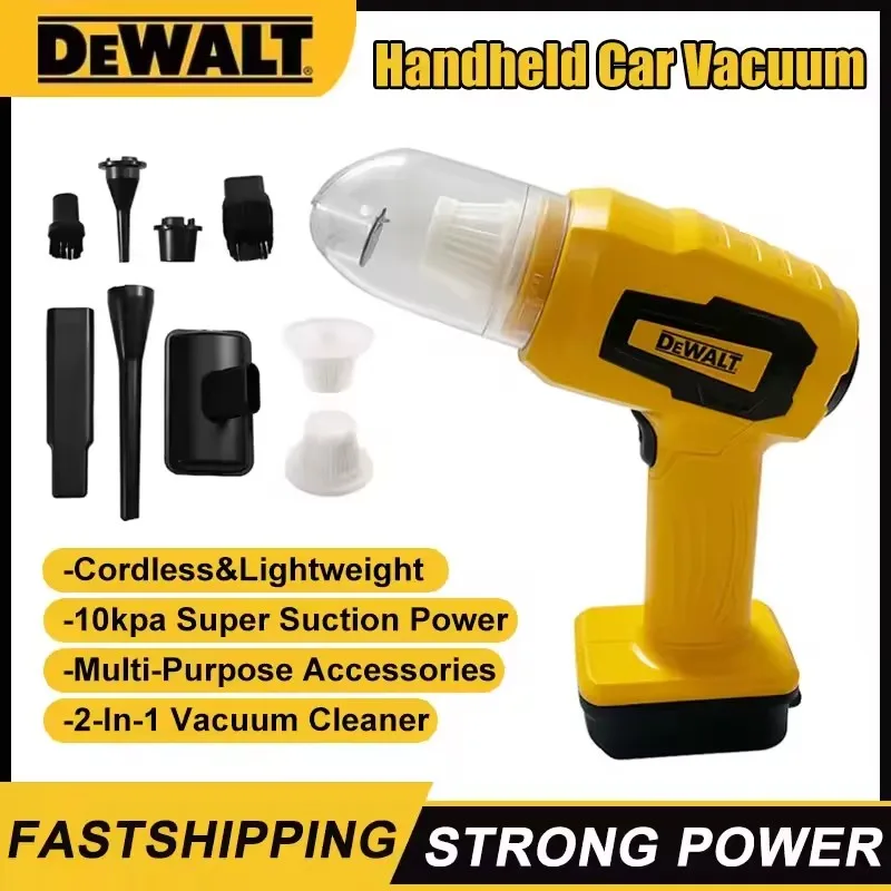

Ручной автомобильный пылесос Dewalt 10 кПа, беспроводная машина для сбора пыли Andair, электроинструмент для сбора пыли для Dewalt 18 В 20 В, аккумулятор