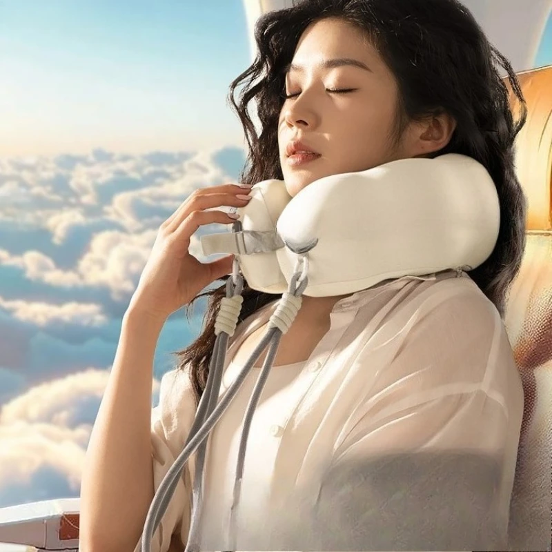 

U-shaped travel portable aircraft sleeping pillow conspicuous bag neck protection u-shaped pillow diagonal span business trip