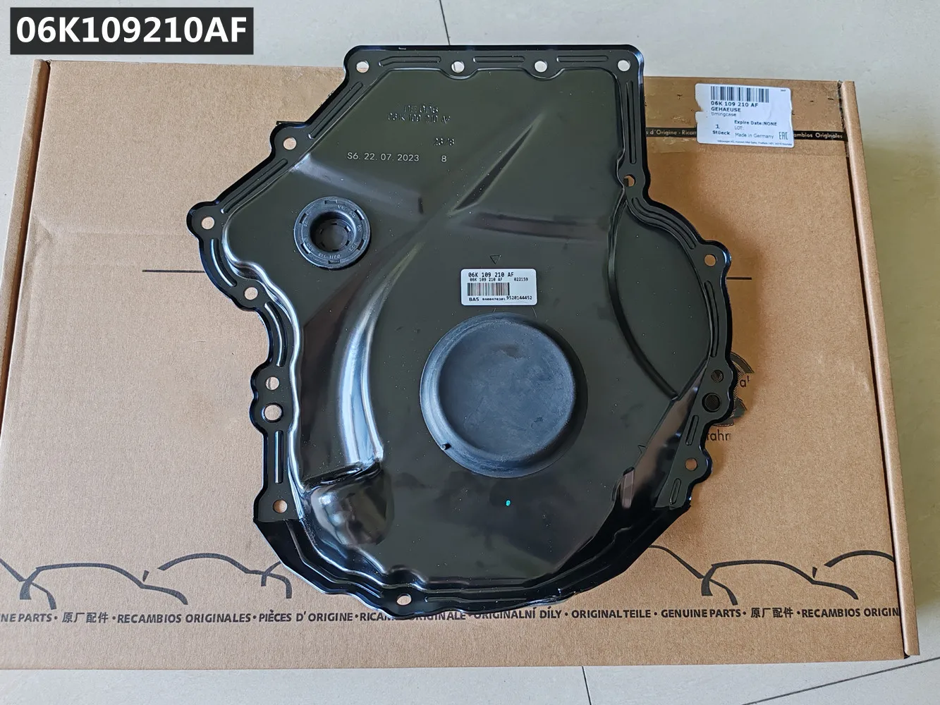 Premium New 06K109210AE 06K109210AF OEM Lower Gen3 EA888 Engine Timing Cover Metal For VW CC Jetta AUDI A4 Q5 2.0T