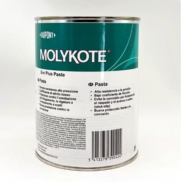 FOR MOLYKOTE G N Plus Paste 100g 1kg Solid Lubricant Assembly Running In Paste for Metal Components Reduces Wear and Friction