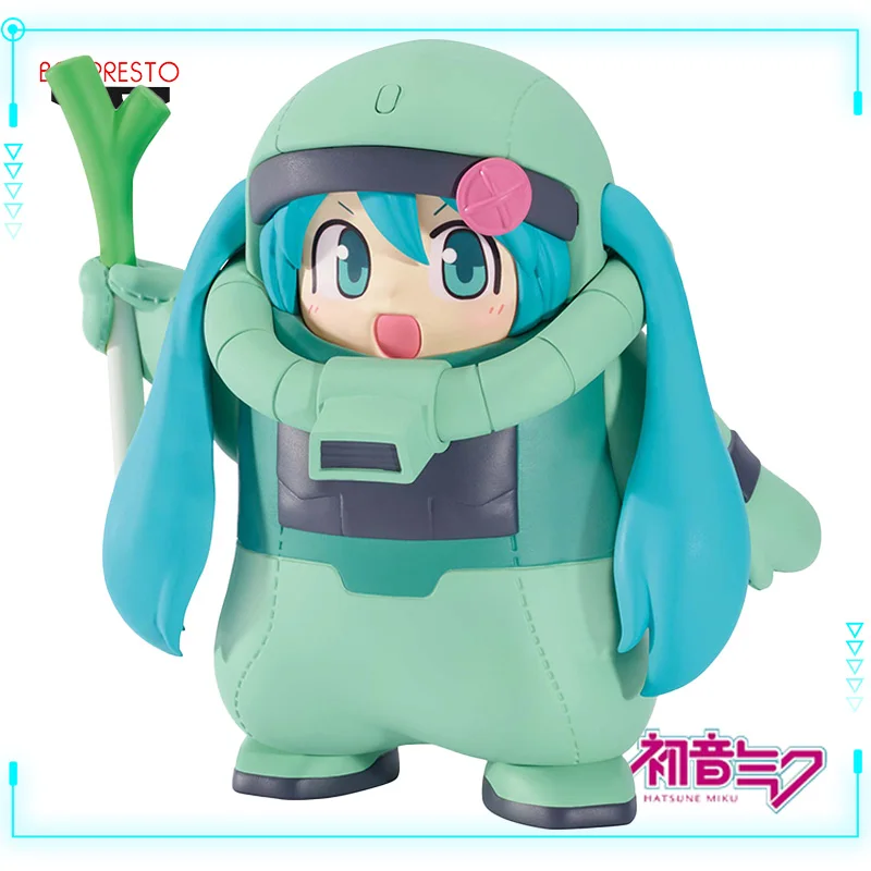 

Bandai Original Genuine Banpresto Gundam 45th Anniversary X Hatsune Miku Zakugurumi MS-06F Zaku 15 см Модель игрушки Фигурки Рождественский подарок