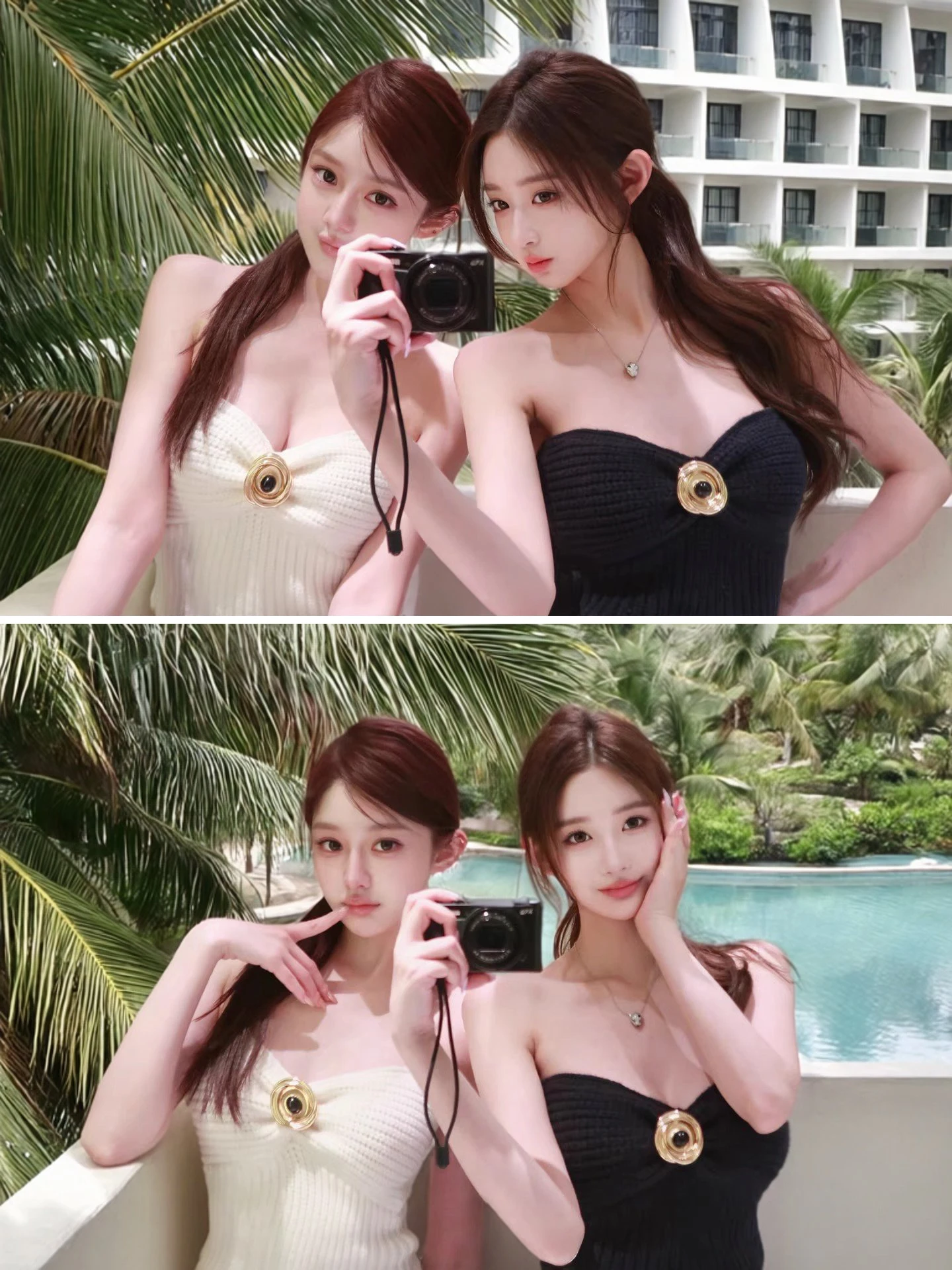 

Съемная металлическая брошь, вязаный топ-бюстье, женский осенне-зимний утягивающий базовый топ Hanyu Jia Pad