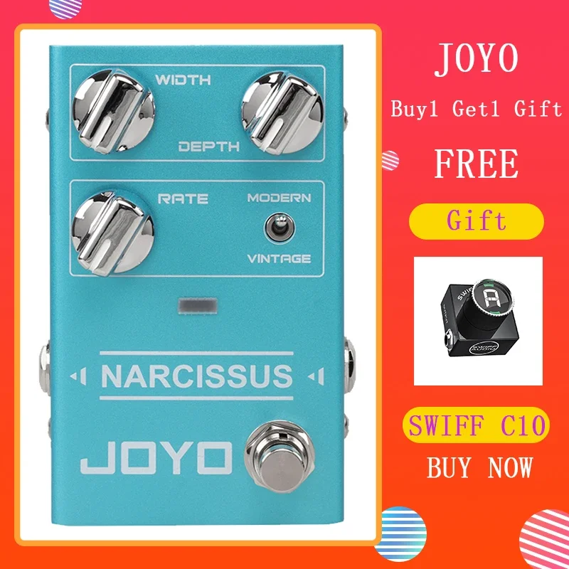 

JOYO R-22 NARCISSUS Chorus Guitar Effect Pedal Semi-Analog Circuit Multiple Chorus Effects True Bypass Guitar Parts & Accessory