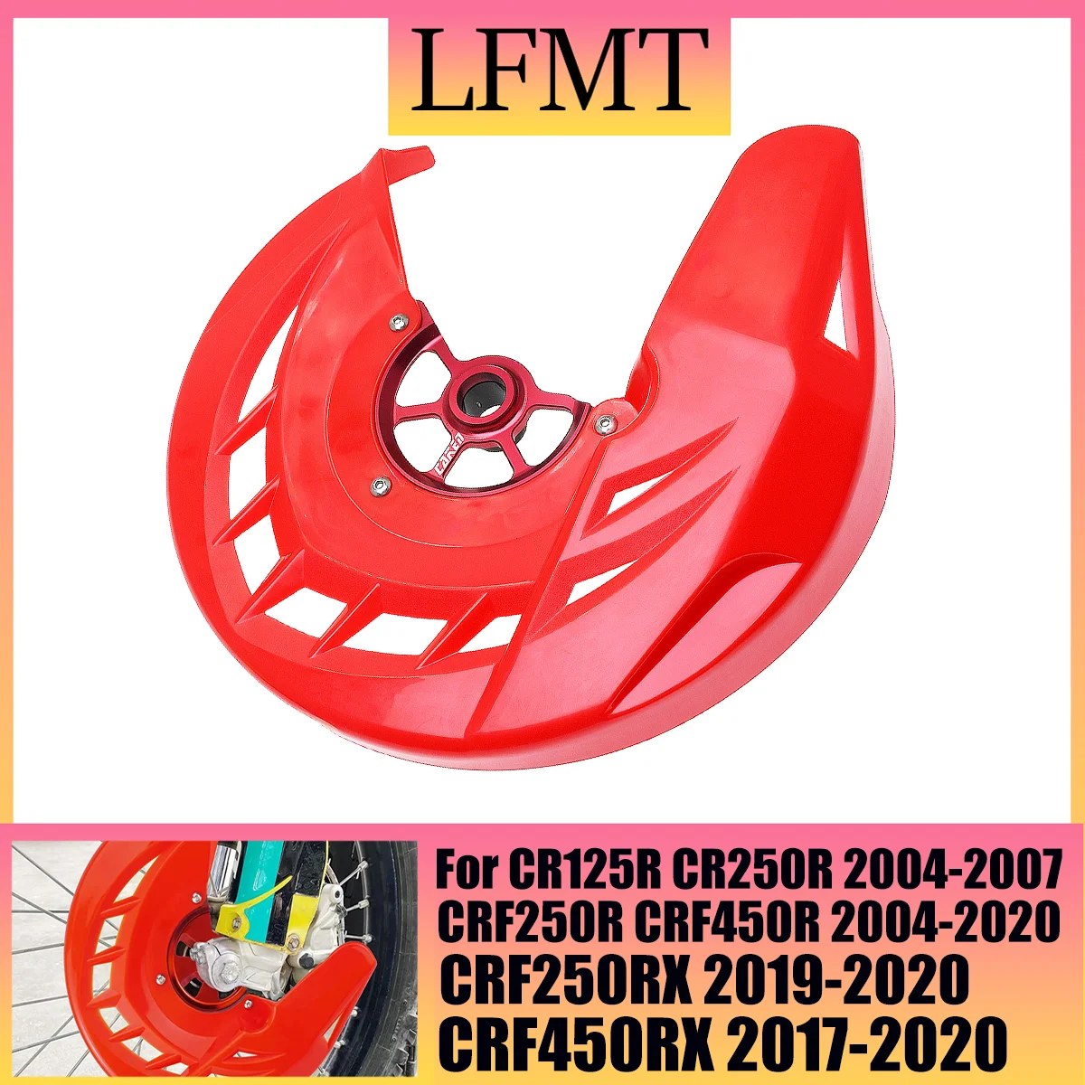 

Motorcycle Front Brake Disc Rotor Protector Cover Guard For Honda CR125R 250R CRF250R CRF450R CRF250RX CRF450RX CRF250X CRF450X