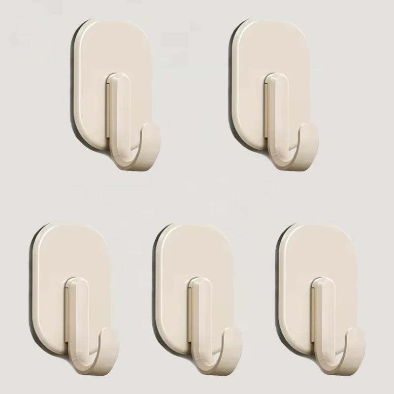 1/2/5 قطعة خطافات مغناطيسية متعددة الاستخدامات خطاف خلفي للباب المنزلي قابل لإعادة الاستخدام حلول معلقة متعددة الأغراض للمنزل #5