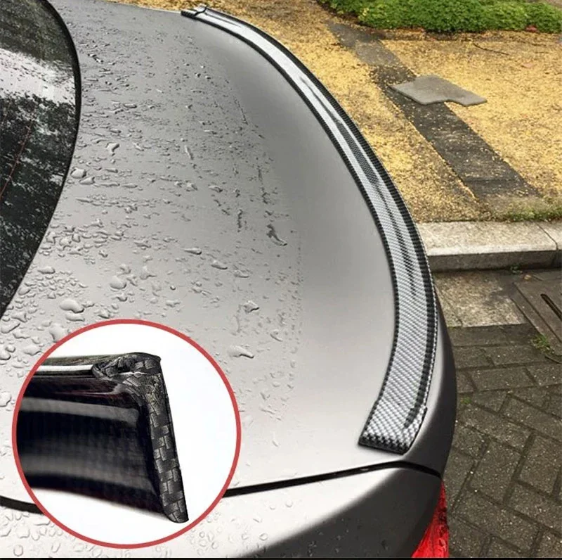 5D Carbonfaser-Autospoiler Styling DIY Spoilerflügel Sport-Heckspoiler Auto-Styling Umbau-Spoiler Universal 1,5m Länge – Detail 7