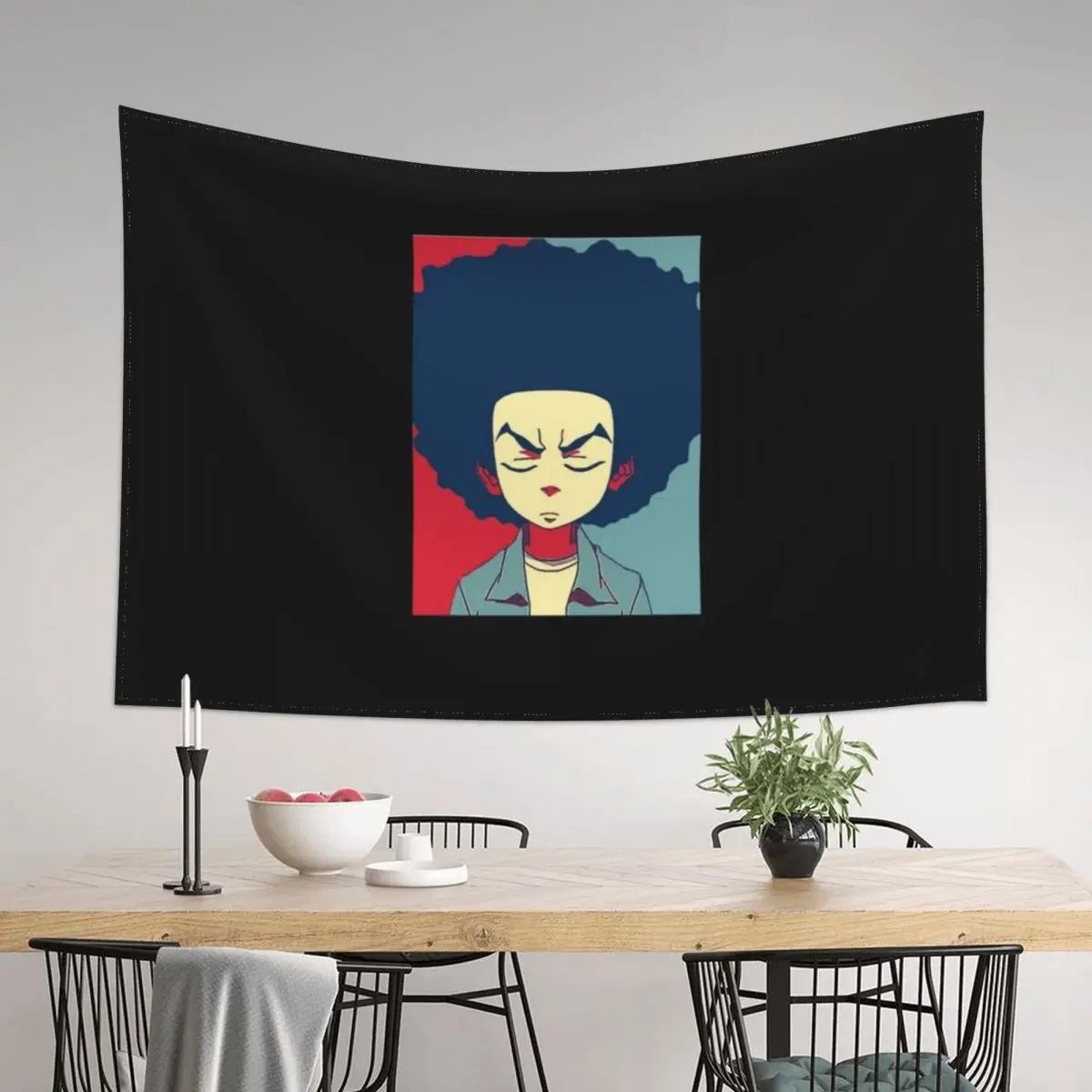

huey from boondocks Tapestry Decoration For Bedroom Room Decoration Korean Style Wallpaper Bedroom Decorations Tapestry