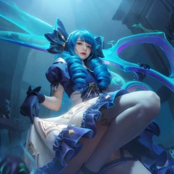 Game LOL Gwen Cosplay Scissors Prop Shears Weapons for Halloween Christmas Fancy Party Anime Exhibition Props Accessories