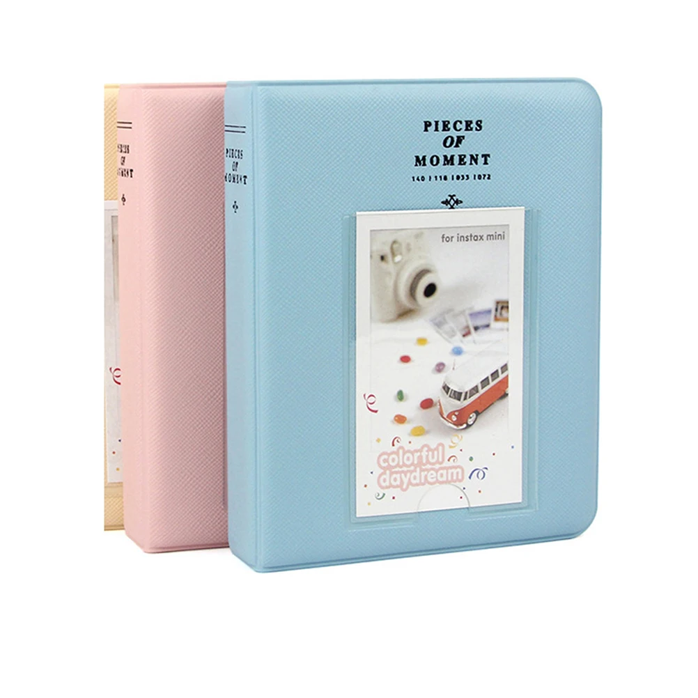 

64 Pockets 3 Inch Photo Album For Mini Pvc Waterproof Storage Book Snap Sofort 64 Page Wedding Birthday Gift