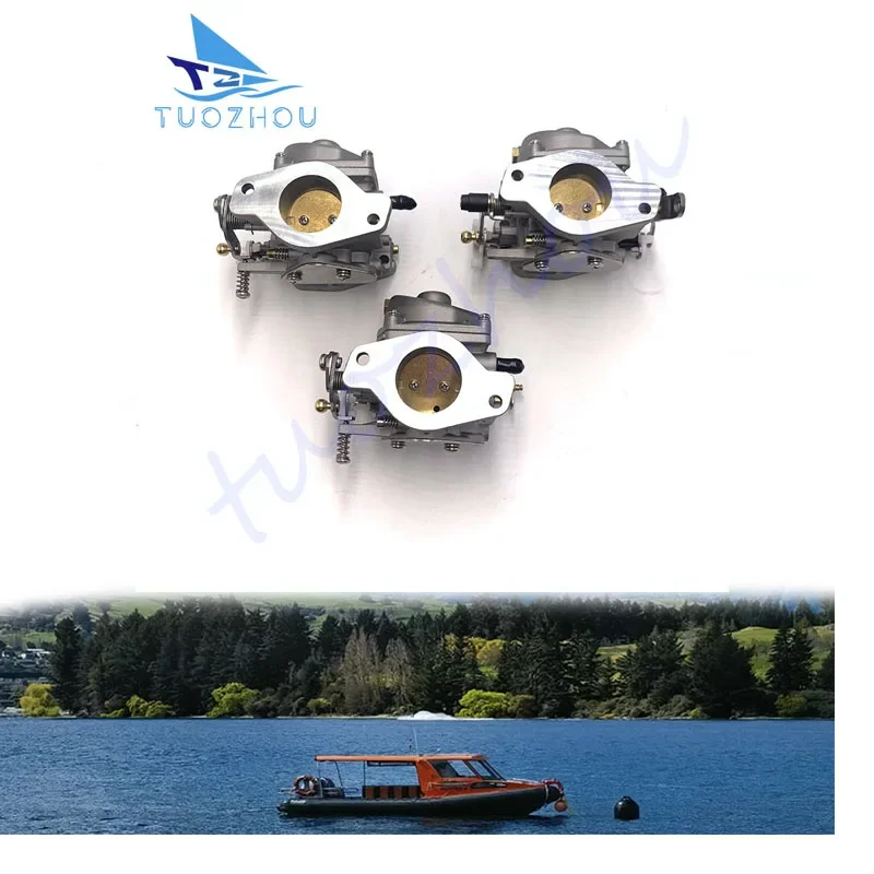 

6K5-14301-03, 6K5-14302-03, 6K5-14303-03 Carburetor Kit For Yamaha 60HP E60M T60 Outboard Engine Parsun T60 Boat Motor 6K5-14301
