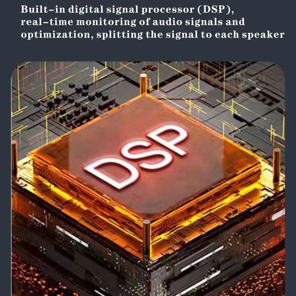 

Автомобильный цифровой аудиопроцессор DSP 4x50 Вт с поддержкой управления через приложение, усилитель мощности DSP для автомобиля, цифровой звуковой процессор для авто