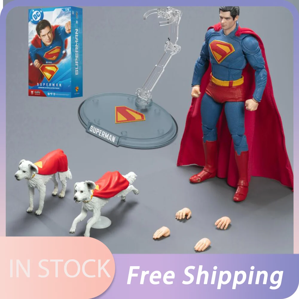 

New Fondjoy David Corenswet Superman Action Figure 1/9 New Superman Figure 2025 New Movie Superman PVC Joint Movable Kid Toys