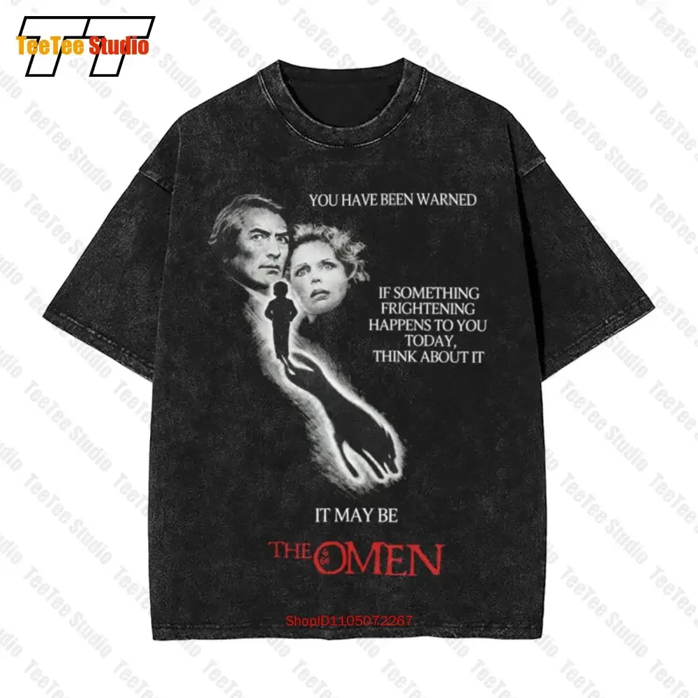 The Omen V7 Richard Donner Movie Poster 1976 Vintage Oversized T-Shirt WKAK