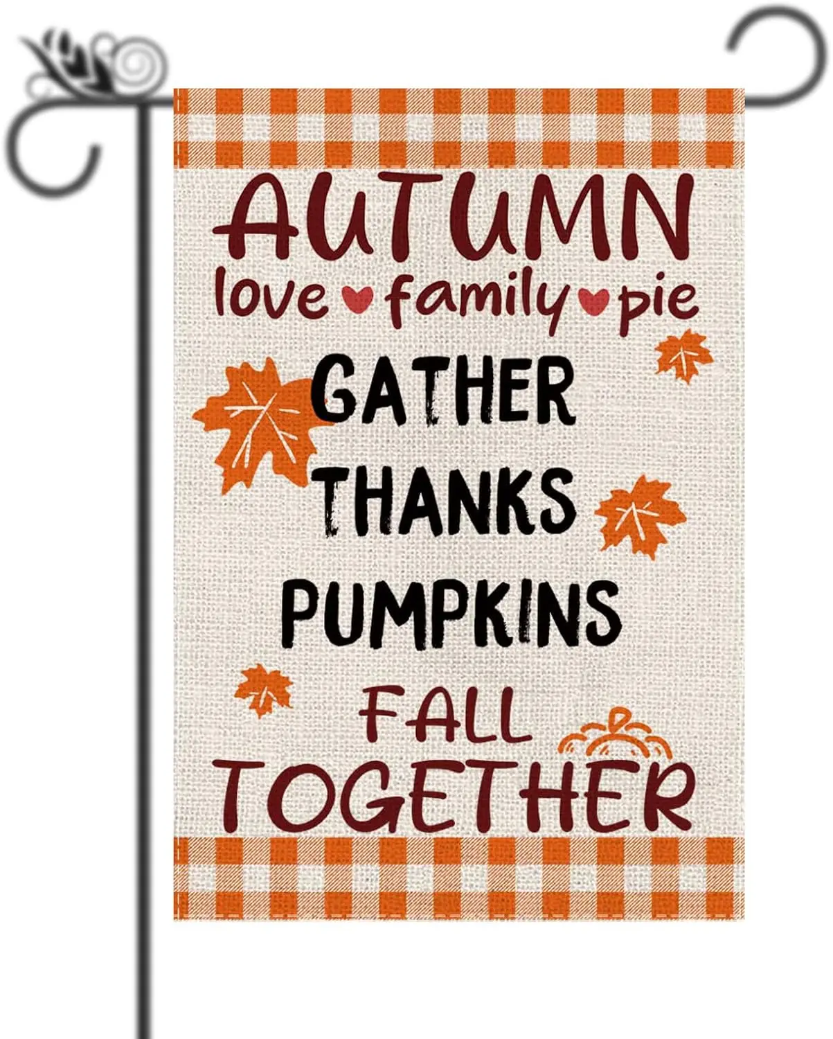 Fall Garden Flag Gether Thanks Pumpkins Vertical Double Sided Welcome Flags Seasonal Aumtumn Decorations for Farmhouse Yard  hhz