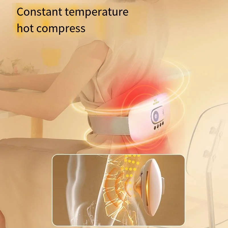 اللاسلكية المحمولة فترة صغيرة تشنج حزام تسخين الحيض لتخفيف الآلام الكهربائية الخصر حزام تدليك فترة حزام تسخين للنساء #4